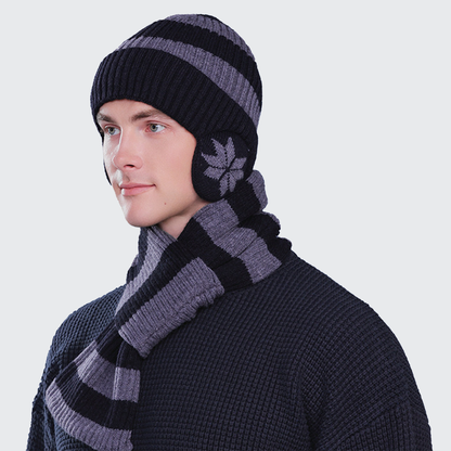 Nord Set Beanie & Snowflake Scarf