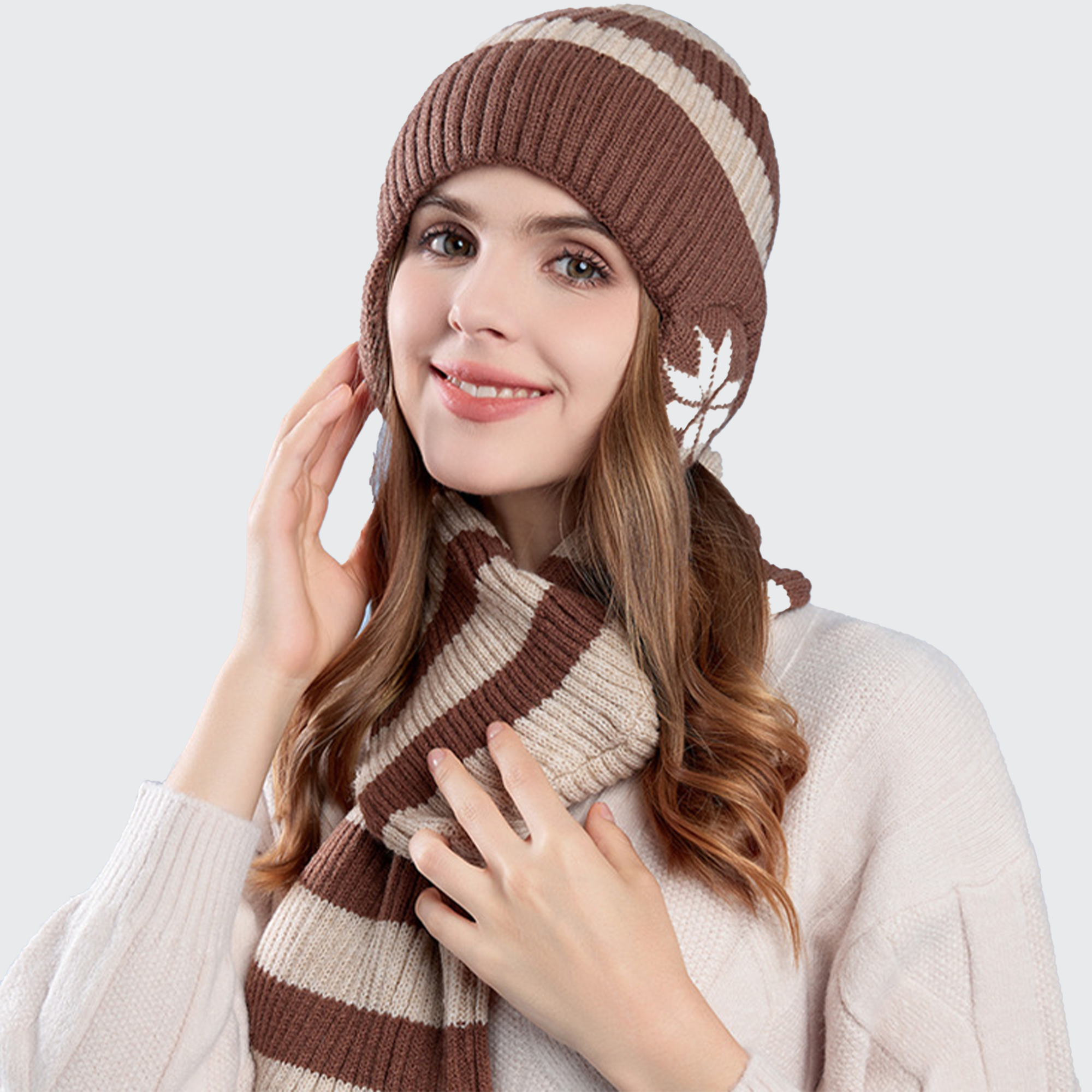 Nord Set Beanie & Snowflake Scarf