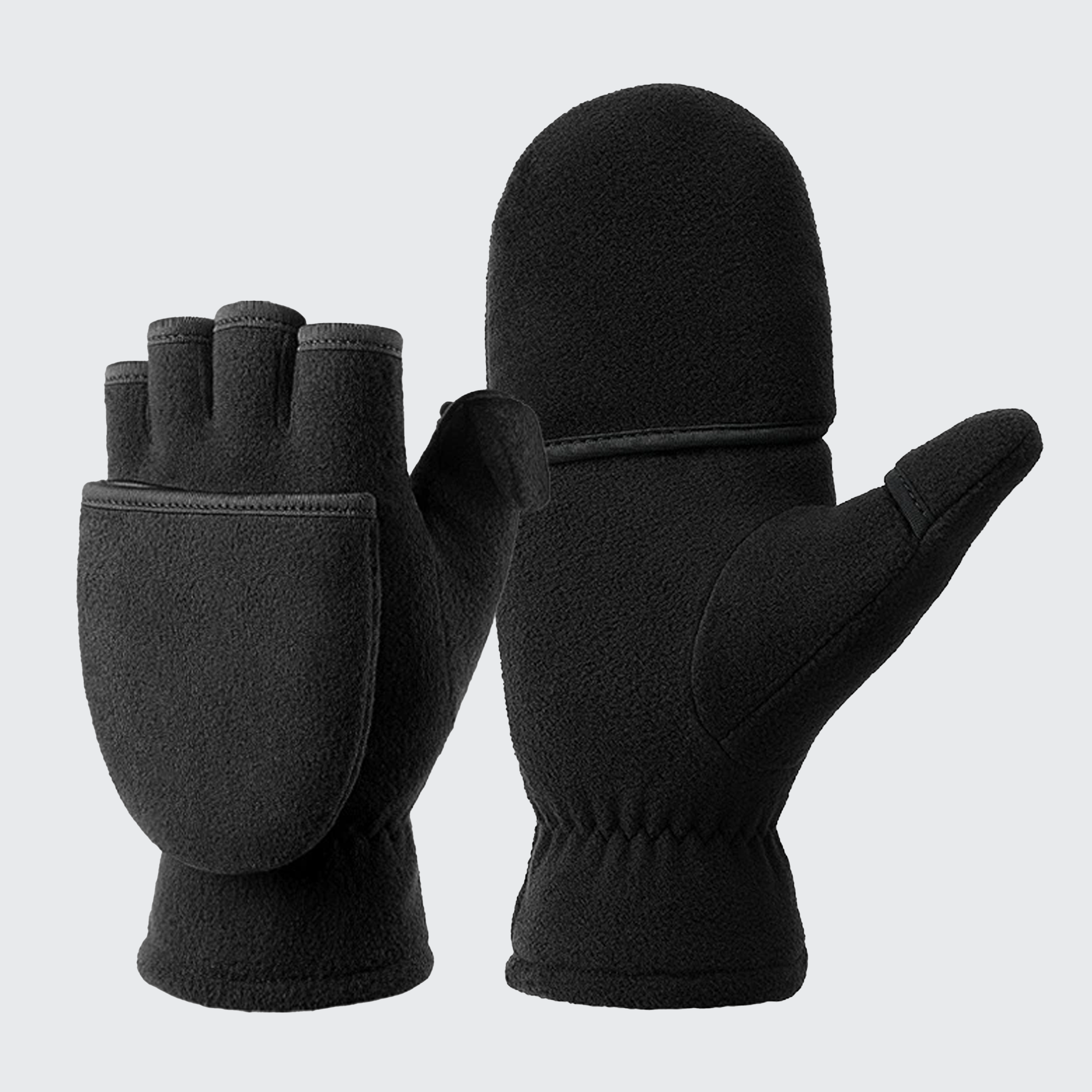 2 In 1 Fleece Nord Aurora Gloves