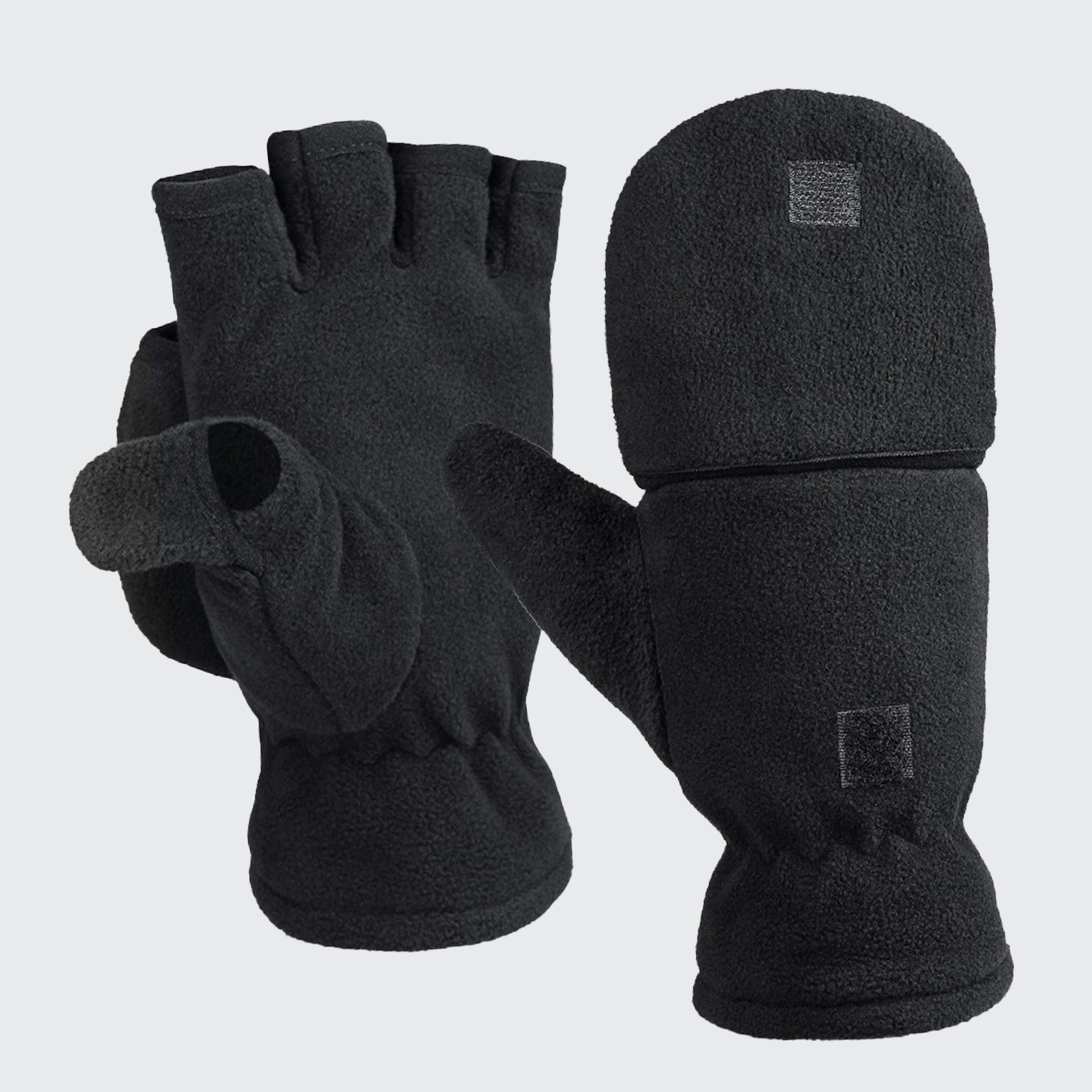 2 In 1 Fleece Nord Aurora Gloves